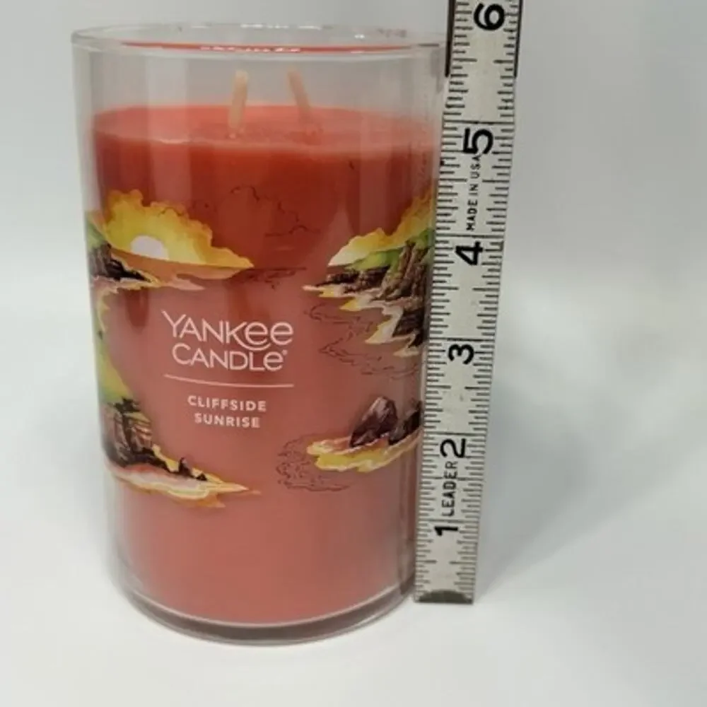 NEW Yankee Candle CLIFFSIDE SUNRISE Signature Large Jar 20 oz. Double Wick